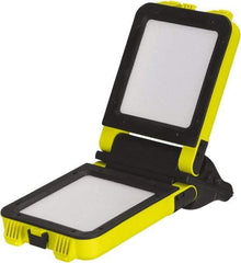 Probuilt Lighting - 120 Volt, 30 Watt, Cordless, LED Portable Handheld Work Light - 2 Heads, 2,400 Lumens, Polypropylene, 17" Long x 4.1" Wide x 8" High - A1 Tooling