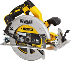 DeWALT - 20 Volt, 7-1/4" Blade, Cordless Circular Saw - 4,000 RPM, Lithium-Ion Batteries Not Included - A1 Tooling