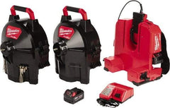 Milwaukee Tool - 18V Battery Battery Drain Cleaning Machine - For 1-1/4" to 4" Pipe, 50' Cable - A1 Tooling