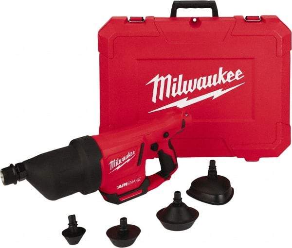 Milwaukee Tool - 12V Lithium-Ion Battery Battery Drain Cleaning Machine - For 1" to 4" Pipe - A1 Tooling