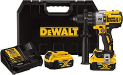 DeWALT - 20 Volt 1/2" Keyless Chuck Cordless Hammer Drill - 0 to 3,850 BPM, 0 to 2,000 RPM, Reversible - A1 Tooling