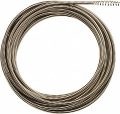 Milwaukee Tool - 5/16" x 50' Drain Cleaning Machine Cable - Inner Core, 1-1/4" to 2-1/2" Pipe, Use with Milwaukee Drain Cleaning Tools - A1 Tooling