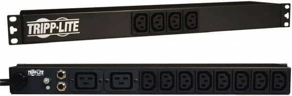 Tripp-Lite - 14 Outlets, 100/240 Volts, 20 Amps, 10' Cord, Power Outlet Strip - Rack Mount, C13/C20 NEMA Configuration, 19" Strip - A1 Tooling