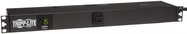 Tripp-Lite - 13 Outlets, 120 VAC15 Amps, 15' Cord, Power Outlet Strip - Rack Mount, 5-15R NEMA Configuration, 19" Strip - A1 Tooling