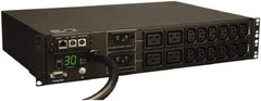 Tripp-Lite - 16 Outlets, 200/240 Volts, 30 Amps, 12' Cord, Power Outlet Strip - Rack Mount, 5-15/20R NEMA Configuration, 19" Strip - A1 Tooling