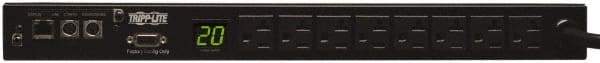 Tripp-Lite - 8 Outlets, 120 VAC20 Amps, 10' Cord, Power Outlet Strip - Rack Mount, 5-15/20R NEMA Configuration, 19" Strip - A1 Tooling