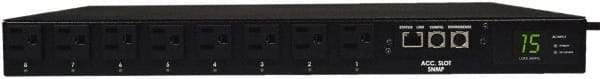 Tripp-Lite - 8 Outlets, 120 VAC15 Amps, 10' Cord, Power Outlet Strip - Rack Mount, 5-15/20R NEMA Configuration, 19" Strip - A1 Tooling