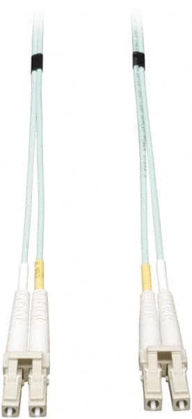 Tripp-Lite - 65' Long, LC/LC Head, Multimode Fiber Optic Cable - Aqua, Use with LAN - A1 Tooling