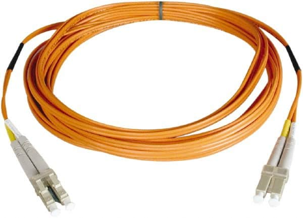 Tripp-Lite - 50' Long, LC/LC Head, Multimode Fiber Optic Cable - Aqua, Use with LAN - A1 Tooling