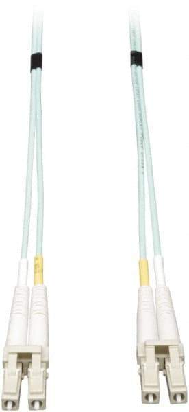 Tripp-Lite - 33' Long, LC/LC Head, Multimode Fiber Optic Cable - Aqua, Use with LAN - A1 Tooling