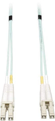 Tripp-Lite - 33' Long, LC/LC Head, Multimode Fiber Optic Cable - Aqua, Use with LAN - A1 Tooling