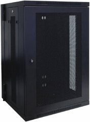 Tripp-Lite - 23.6" Overall Width x 18" Rack Height x 21.6" Overall Depth Data Cable Enclosure - 250 Lb Capacity, Black - A1 Tooling