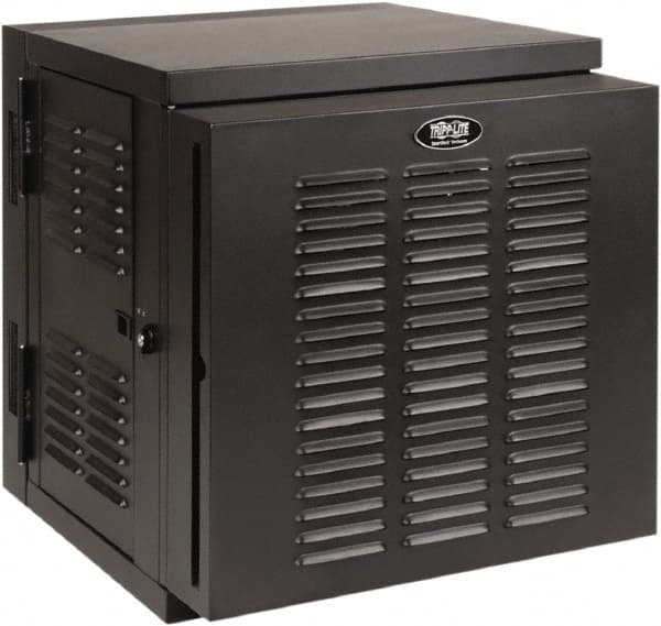 Tripp-Lite - 23.62" Overall Width x 12" Rack Height x 26.42" Overall Depth Data Cable Enclosure - 3,000 Lb Capacity, Black - A1 Tooling