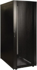 Tripp-Lite - 29.53" Overall Width x 45" Rack Height x 50.89" Overall Depth Data Cable Enclosure - 3,000 Lb Capacity, Black - A1 Tooling