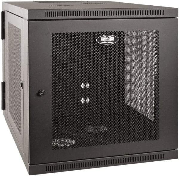 Tripp-Lite - 23.6" Overall Width x 12" Rack Height x 33-1/2" Overall Depth Data Cable Enclosure - 3,000 Lb Capacity, Black - A1 Tooling