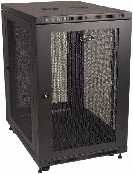 Tripp-Lite - 23.62" Overall Width x 18" Rack Height x 33-1/2" Overall Depth Data Cable Enclosure - 3,000 Lb Capacity, Black - A1 Tooling