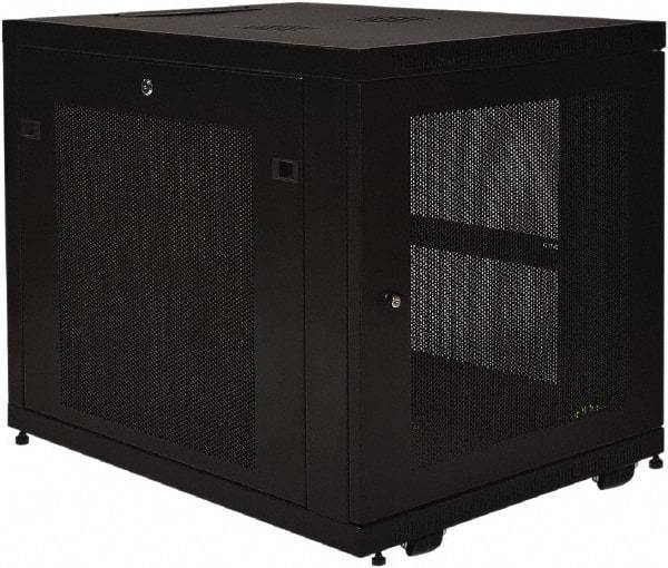 Tripp-Lite - 23.6" Overall Width x 12" Rack Height x 33-1/2" Overall Depth Data Cable Enclosure - 3,000 Lb Capacity, Black - A1 Tooling