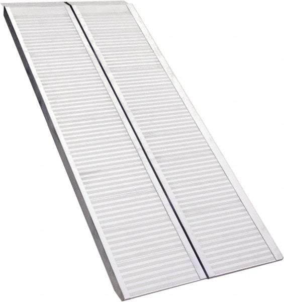 Erickson Manufacturing - 72" Long x 30" Wide, 1,200 Lb Capacity, Foldable Truck Ramp - Aluminum, For All Vehicles - A1 Tooling