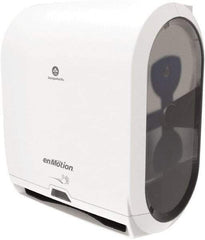 Georgia Pacific - Hands Free, Plastic Paper Towel Dispenser - 17.3" High x 14.7" Wide x 9-1/2" Deep, 1 Roll with Stub 10", White - A1 Tooling