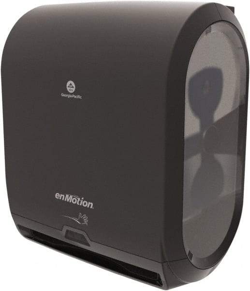 Georgia Pacific - Hands Free, Plastic Paper Towel Dispenser - 17.3" High x 14.7" Wide x 9-1/2" Deep, 1 Roll with Stub 10", Black - A1 Tooling