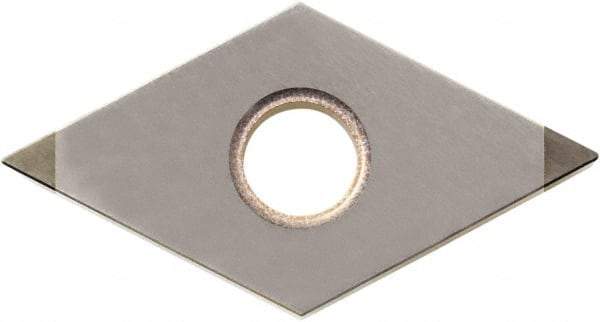 Kyocera - DNGA432 ME Grade KBN05M CBN Turning Insert - Megacoat Finish, 55° Diamond, 1/2" Inscr Circle, 3/16" Thick, 1/32" Corner Radius - A1 Tooling