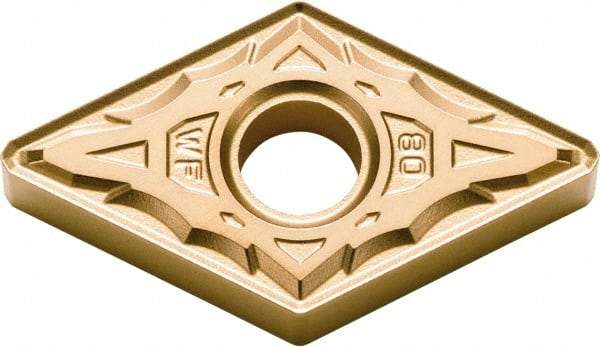 Kyocera - DNMX442 WF Grade PV720 Cermet Turning Insert - Megacoat Nano Finish, 55° Diamond, 1/2" Inscr Circle, 1/4" Thick, 1/32" Corner Radius - A1 Tooling