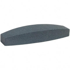 Norton - 9" Long x 2-1/2" Wide x 1-1/2" Thick, Silicon Carbide Sharpening Stone - Boat Shaped, Medium Grade - A1 Tooling