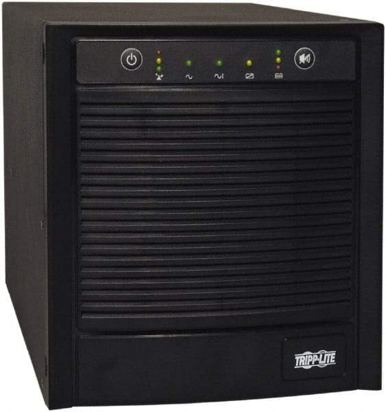 Tripp-Lite - 20 Amp, 3,000 VA, Tower Mount Line Interactive Backup Uninterruptible Power Supply - Backup 3-1/2 min with Full Load & 10 min with Half Load, 120 VAC Input & Output, 2,250 Watt Output, 1 Phases, 8 Outlets - A1 Tooling