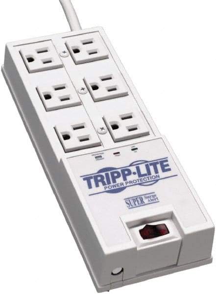 Tripp-Lite - 6 Outlets, 120 VAC15 Amps, 6' Cord, Power Outlet Strip - Floor, Keyhole Mount, 5-15 NEMA Configuration, 9-1/2" Strip - A1 Tooling