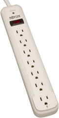 Tripp-Lite - 7 Outlets, 120 VAC15 Amps, 12' Cord, Power Outlet Strip - Floor, Keyhole Mount, 5-15 NEMA Configuration, 11.69" Strip - A1 Tooling