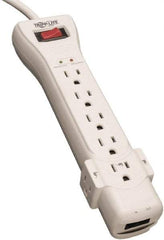 Tripp-Lite - 7 Outlets, 120 VAC15 Amps, 15' Cord, Power Outlet Strip - Floor, Keyhole Mount, 5-15 NEMA Configuration, 10.3" Strip - A1 Tooling