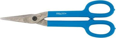 Channellock - 1-3/4" Length of Cut, Straight Pattern Tinner's Snip - 8.3" OAL, Dipped Vinyl Handle, High Carbon Steel Blade - A1 Tooling