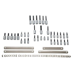 Socket Sets; Set Type: Socket Set; Drive Size: 1/4; 3/8; Maximum Socket Depth (Decimal Inch): 0.3750; Minimum Socket Depth (Decimal Inch): 0.2500; Number Of Pieces: 7; Case Type: None; Socket Depth: Standard; Contents: 10 mm, 3 mm, 4 mm, 5 mm, 6 mm, 7 mm,