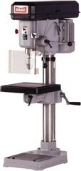 Dake - 14-1/8" Swing, Step Pulley Drill Press - 9 Speed, 1/2 hp, Single Phase - A1 Tooling