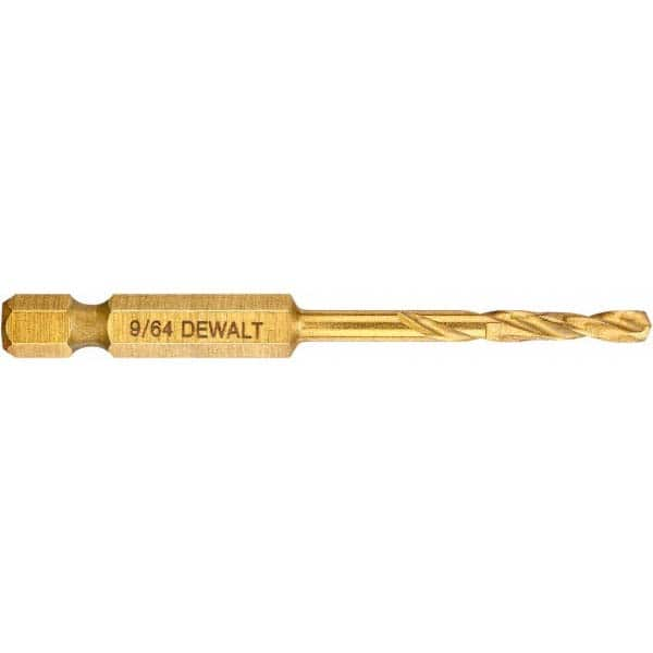 DeWALT - 9/64" High Speed Steel, 135° Point, Straight Shank Maintenance Drill Bit - A1 Tooling