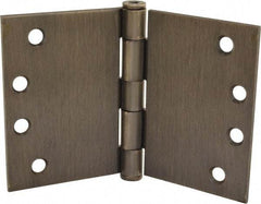 Hager - 6" Wide x 4" High Square Corner Residential Hinge - Square Edge, Steel, Oil Rubbed Bronze Finish - A1 Tooling