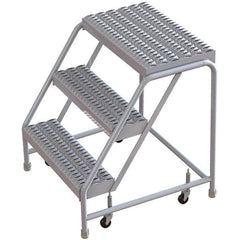 TRI-ARC - Rolling & Wall Mounted Ladders & Platforms Type: Rolling Warehouse Ladder Style: Rolling Safety Ladder - A1 Tooling