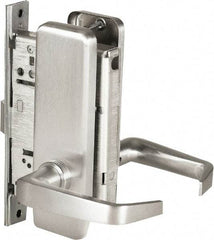 Stanley - Passage Lever Lockset for 1-3/8 to 1-3/4" Thick Doors - 2-3/8 to 2-3/4" Back Set, Brass, Satin Chrome Finish - A1 Tooling