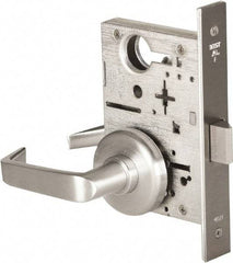 Stanley - Passage Lever Lockset for 1-3/8 to 1-3/4" Thick Doors - 2-3/8 to 2-3/4" Back Set, Brass, Satin Chrome Finish - A1 Tooling