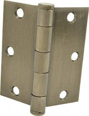 Hager - 3-1/2" Long x 3-1/2" Wide x 0.062" Thick, Steel Full Mortise Hinge - Oil Rubbed Bronze Finish, 5 Knuckles - A1 Tooling