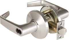 Stanley - Grade 1 Storeroom Lever Lockset - 2-3/4" Back Set, Zinc, Satin Chrome Finish - A1 Tooling