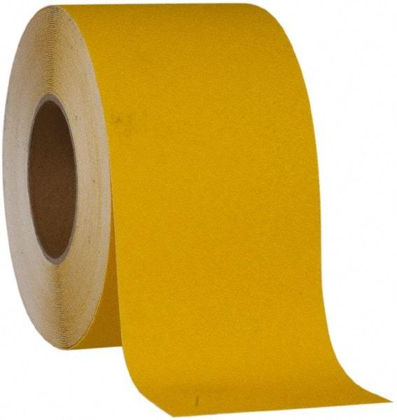 NMC - Yellow Solid Color Anti-Slip Vinyl Tape - 4" Wide x 60' Long x 0.02" Thick, General Traffic - A1 Tooling