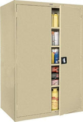 Sandusky Lee - 5 Shelf Locking Storage Cabinet - Steel, 46" Wide x 24" Deep x 72" High - A1 Tooling