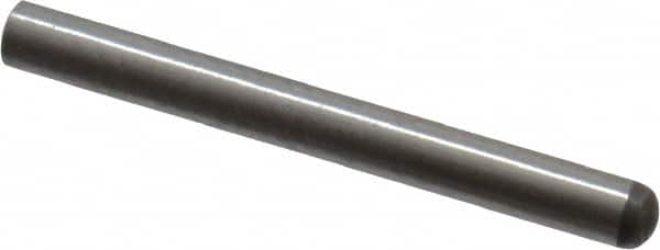 Made in USA - 2mm Diam x 20mm Pin Length 416 Stainless Steel Precision Dowel Pin - C 36-42 Hardness, 1 Beveled & 1 Rounded End - A1 Tooling