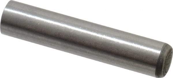 Made in USA - 6mm Diam x 30mm Pin Length 416 Stainless Steel Precision Dowel Pin - C 36-42 Hardness, 1 Beveled & 1 Rounded End - A1 Tooling