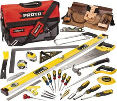 Proto - 30 Piece Contractors Tool Set - Comes in Soft Sided Bag - A1 Tooling