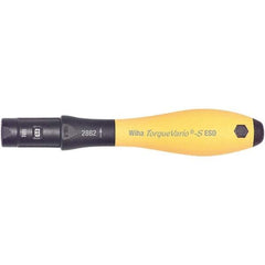 Wiha - 1 Piece, 15 to 80 In/oz, Adjustable Torque Limiting Screwdriver - 1/4" Drive - A1 Tooling