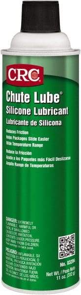 CRC - 20 oz Aerosol Nondrying Film/Silicone Penetrant/Lubricant - Clear & White, -40°F to 400°F, Food Grade - A1 Tooling