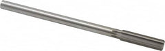 Made in USA - 0.525" High Speed Steel 6 Flute Chucking Reamer - Straight Flute, 0.4355" Straight Shank, 2" Flute Length, 8" OAL - A1 Tooling