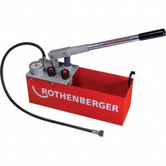 Rothenberger - Pressure, Cooling & Fuel System Test Kits Type: Pressure Pump Applications: Water Lines; Leak Testing; Compression Testing - A1 Tooling